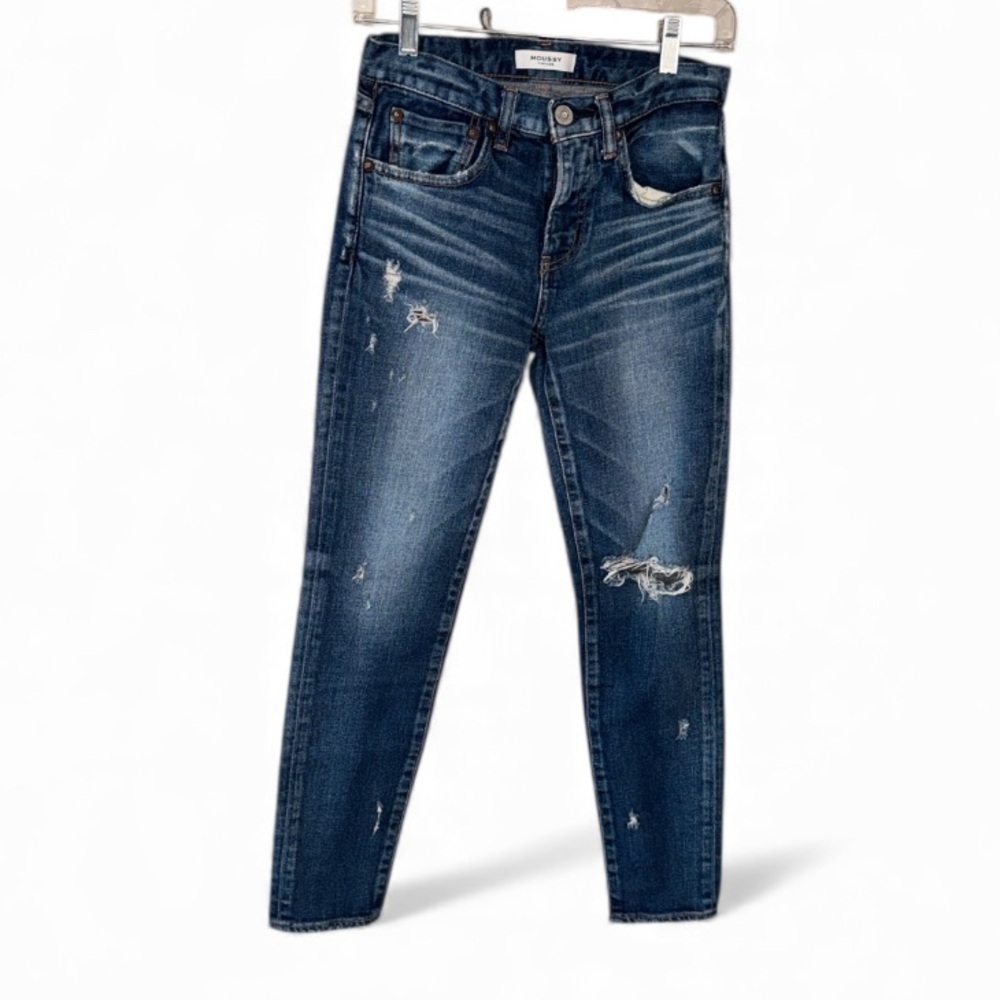 Moussy Jeans Distressed Denim Japanese